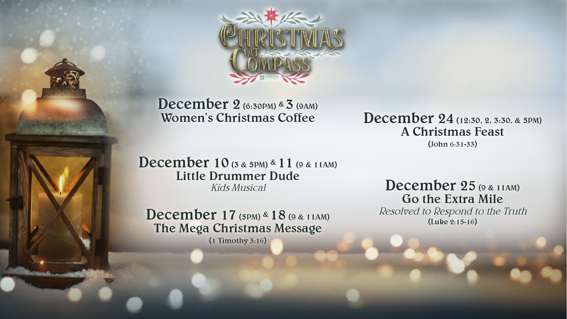 Christmas at Compass Compass Bible Church