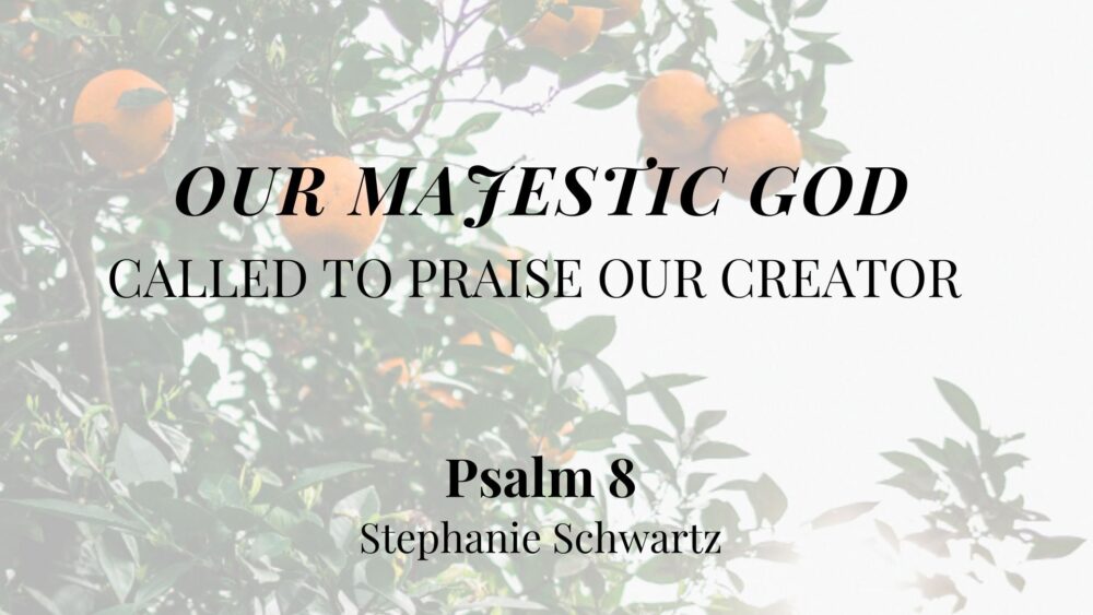 Our Majestic God: Called to Praise Our Creator (Psalm 8) Image